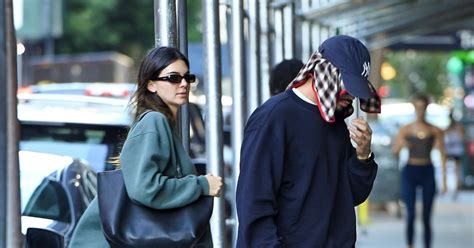 Kendall Jenner & Bad Bunny Go Casual In Sweatsuits For NYC Date