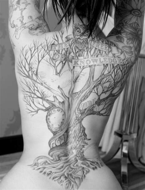 The tree of knowledge | Tattoos, Girl tattoos, Ink tattoo