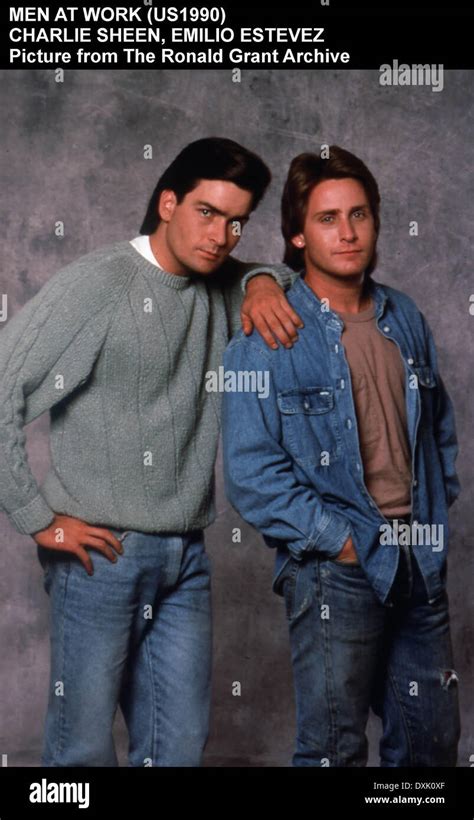 Emilio Estevez Charlie Sheen Young