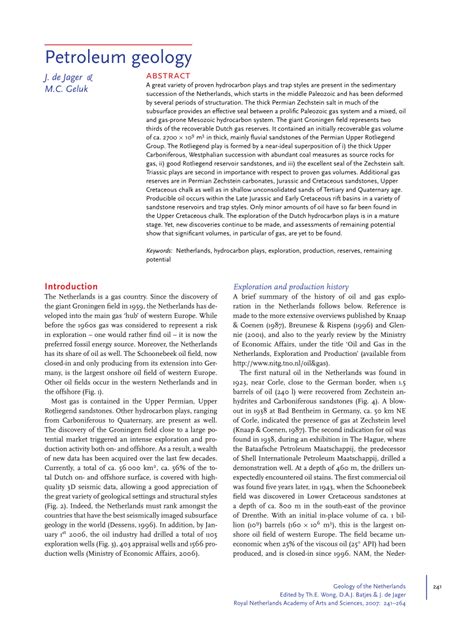 (PDF) Petroleum geology