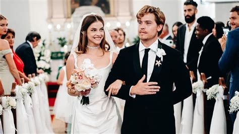 Dylan Sprouse, Barbara Palvin marry in Hungary; first wedding pics out ...