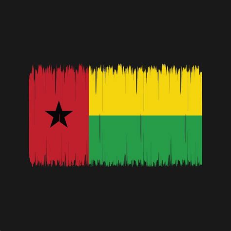 Guinea Bissau Flag Brush. National Flag 9437173 Vector Art at Vecteezy