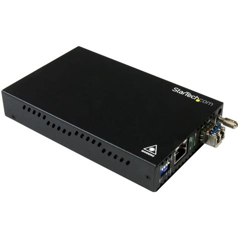 Startech .com Gigabit Ethernet Copper-to-Fiber Media ConverterSM LC10 ...