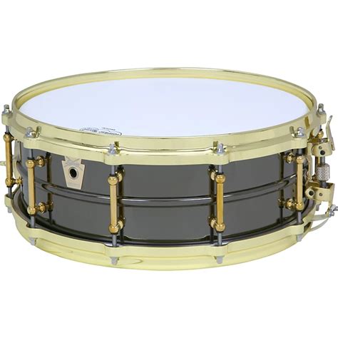 Ludwig Black Beauty Brass on Brass Snare Drum Brass 14 x 5 in. | Musician's Friend