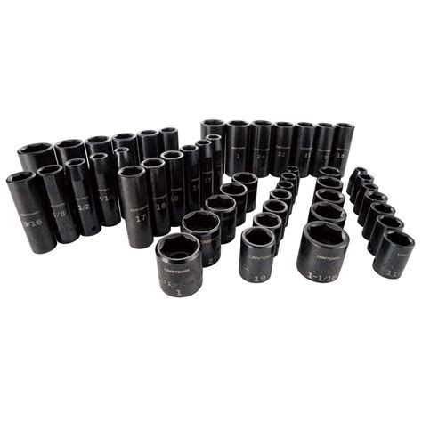 1/2-in SAE/Metric Impact Socket Set (48 pc) | CRAFTSMAN