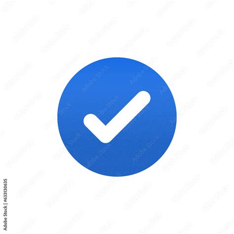 Verified Blue Tick, verify symbol, verified icon, Set of blue checkmarks. Blue tick Facebook ...