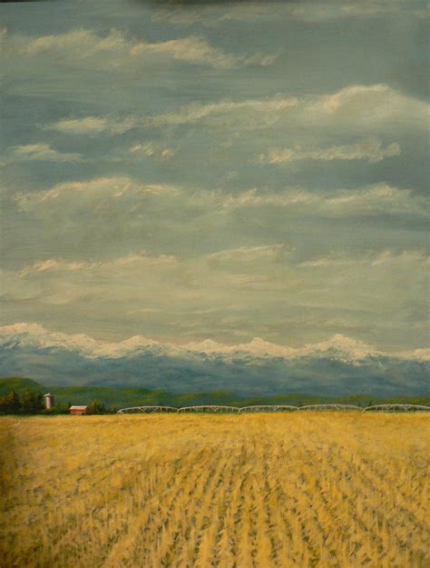 Colorado Corn Field Painting by Don Lindemann - Fine Art America