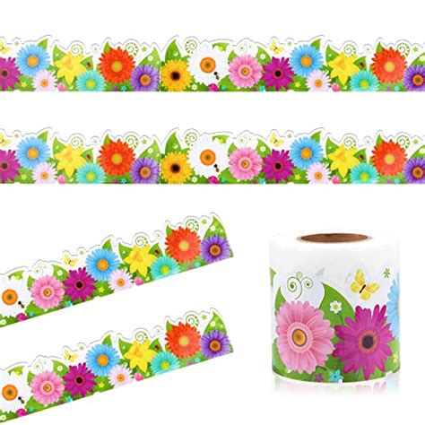 Create A Colorful Floral Design With The Best Flower Bulletin Board Borders