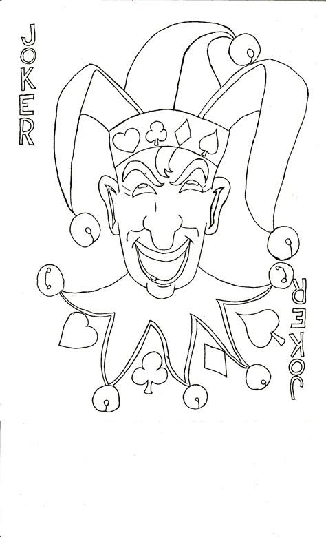 Joker Card Drawing at GetDrawings | Free download