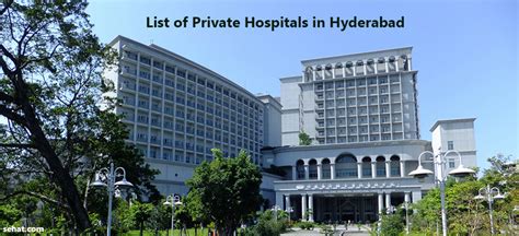 List of Private Hospitals in Hyderabad | Hospitals & Doctors | Sehat