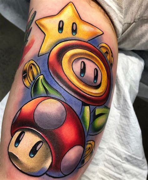 Nintendo Tattoos (@nintendoworldtattoo) added a photo to their Instagram account: “Awesome ...