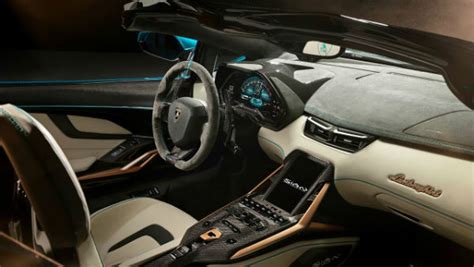 2021 Lamborghini Sian Roadster Interior