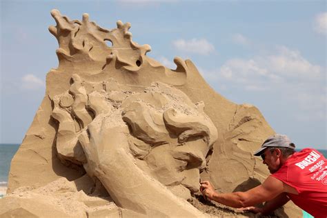 Beach Sand Sculptures