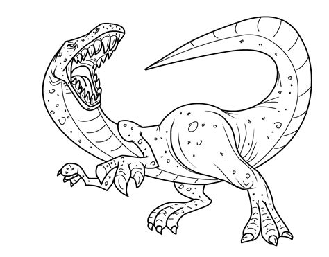 Easy Scary Dinosaur Coloring Pages : Check out our scary dinosaur ...