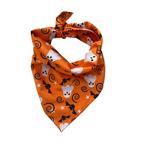 Halloween Boodana Spooky Orange Bandana – Hanz and Oley