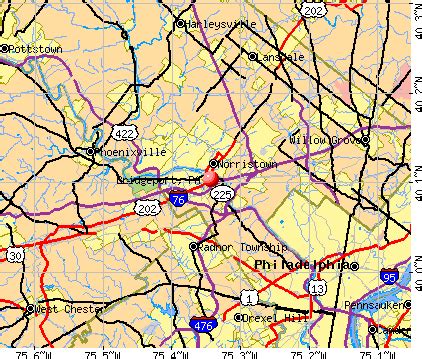 Bridgeport, Pennsylvania (PA 19405, 19406) profile: population, maps, real estate, averages ...