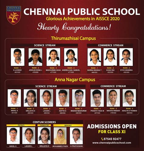 Chennai Public School Thirumazhisai I Anna Nagar ADMISSIONS OPEN '20 for Class XI. Registration ...