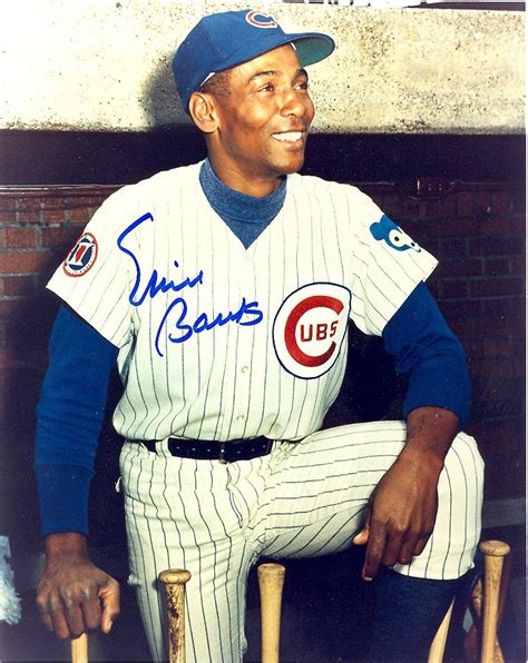 ERNIE BANKS Autographed signed 8X10 Photo Picture REPRINT