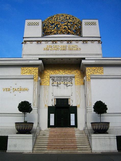 Joseph Maria Olbrich - Vienna Secession (Art Nouveau) Building. Vienna, Austria. | Art nouveau ...