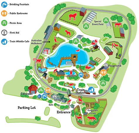 Detroit Zoo Map 2019