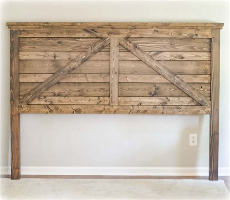 Description The perfect headboard for your modern farmhouse bedroom. Rustic and quality go hand ...