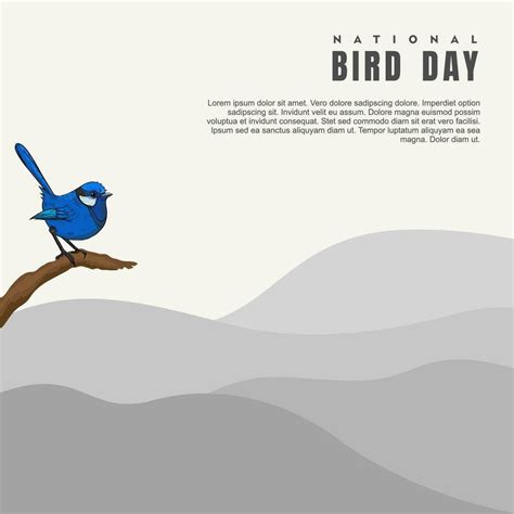 vector graphic of national bird day good for national bird day ...