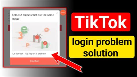 select 2 object that are the same shape | tiktok Id login problem ...