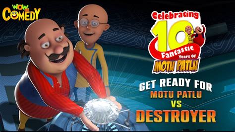 Celebrating 10 years of Motu Patlu | Motu Patlu And Dr. Destroyer ...