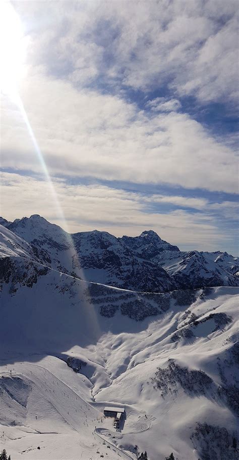 skiing, oberstdorf, kanzelwand, snow, winter, mountains, vacation ...