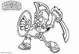 Skylanders Coloring Pages Characters  Free Printable sketch template