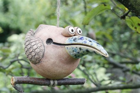 bird on branch | Глиняная керамика, Керамическая скульптура, Керамические животные