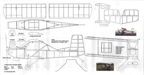 Amethyst Falcon - Ultralight Plans - AeroFred - Download Free Model Airplane Plans