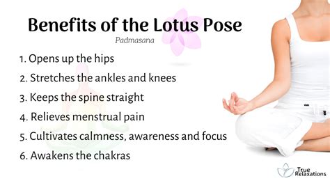 Six Benefits of Sitting in Lotus Position - True Relaxations