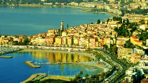 Panoramic view of San Remo from the bus, Liguria region, Italy, Nikon Coolpix B700, 26.9mm, 1 ...