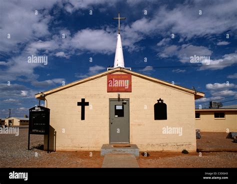 Allied Chapel with Rocket Nose cone and cross, El Paso Military base ...