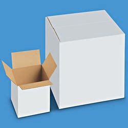 White Box, White Boxes in Stock - ULINE (With images) | White box, Corrugated box