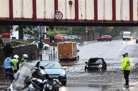 Pictures show flooding damage in Scotland after Met Amber warning - Daily Record