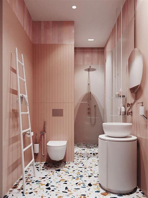 pink and terrazzo bathroom #terrazzobathroom | Bathroom tile designs, Bathroom inspiration ...