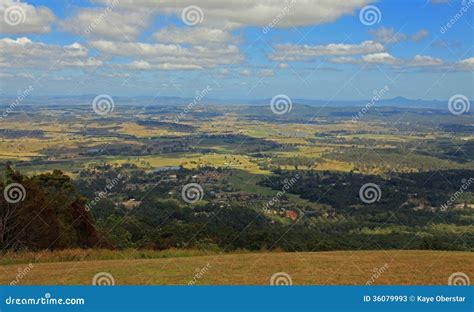 Scenic Rim of Gold Coast Hinterland Stock Image - Image of land, cloud: 36079993