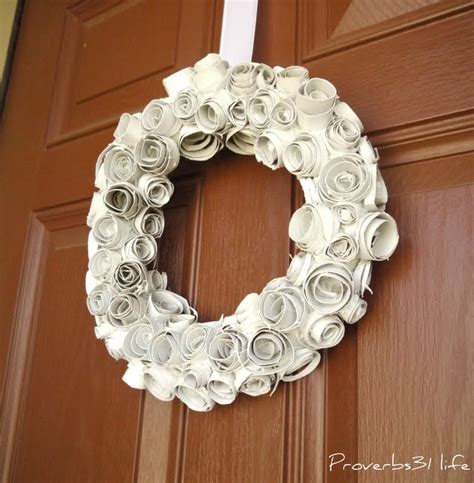 Proverbs 31 Life: Toilet Paper Roll Wreath