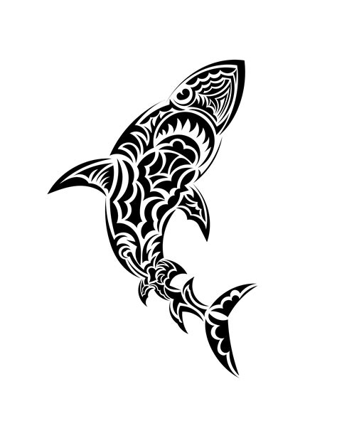 Shark Tattoo Drawing