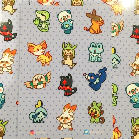 Pokemon Stickers - Etsy