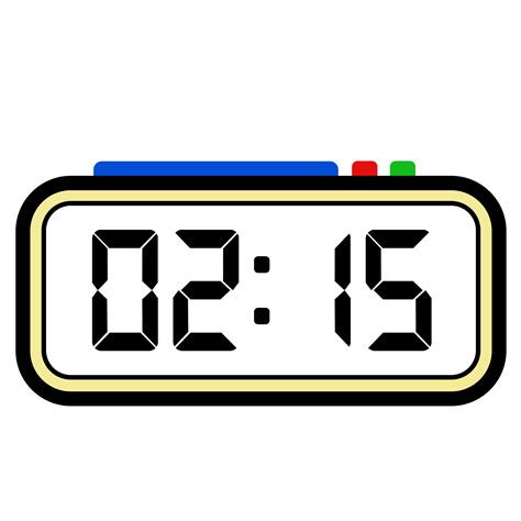 Digital Clock Time Show 2.15, Clock 24 Hours Illustration, Time ...