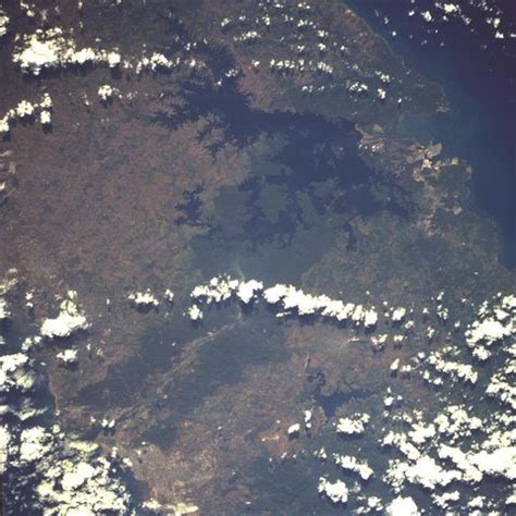 Satellite image of the Panama Canal