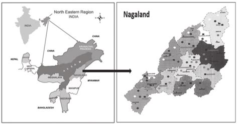 Location map of Nagaland, India | Download Scientific Diagram