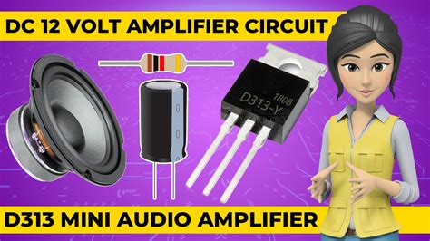 D313 Transistor Amplifier Circuit Diagram