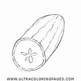 Dibujo De Pepino Para Colorear  Ultra Coloring Pages sketch template