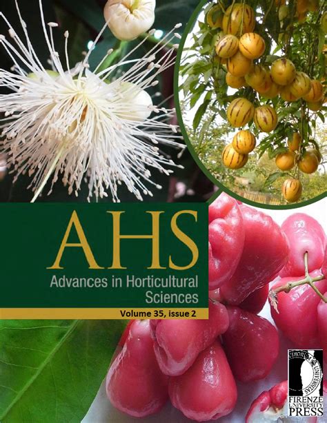 Advances in Horticultural Science