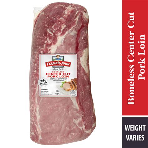 Farmer John Pork Boneless Loin Roast Half Vac - Walmart.com