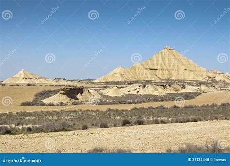 Semi-desert landscape stock photo. Image of ground, arid - 27422448